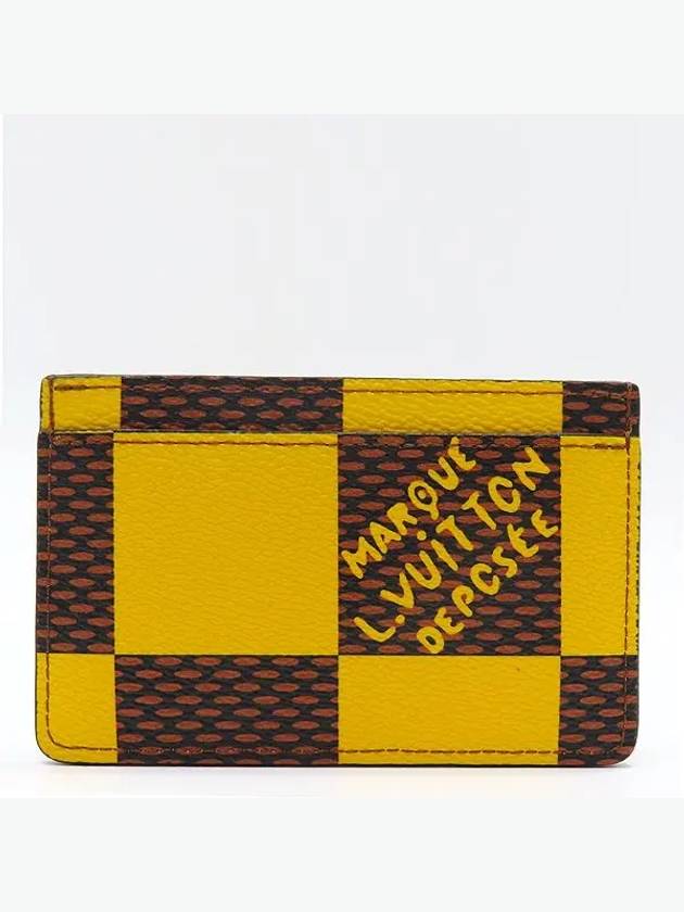 N40615 Damier Canvas Porte Cart Simple Card Holder - LOUIS VUITTON - BALAAN 2