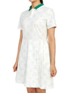 Women's Katherine Mini Dress White Green - J.LINDEBERG - BALAAN 3