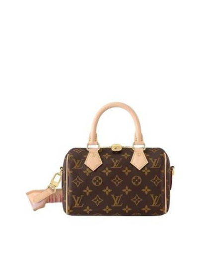 Speedy Bandouliere 20 Monogram Tote Bag Pink Orange - LOUIS VUITTON - BALAAN 2