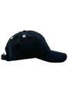 Embroidery Heart Logo Ball Cap Black - AMI - BALAAN 4