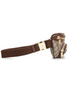 Interlocking GG Supreme Canvas Belt Bag Brown - GUCCI - BALAAN 4