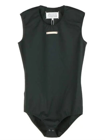 Stitched Sleeveless Bodysuit Green - MAISON MARGIELA - BALAAN 2