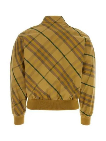 Check Bomber Jacket Yellow - BURBERRY - BALAAN 2