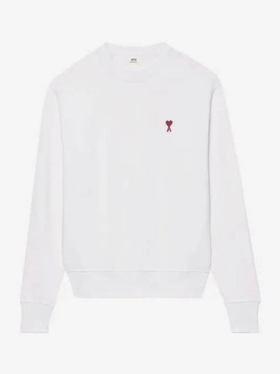 Small heart logo sweatshirt white - AMI - BALAAN 2