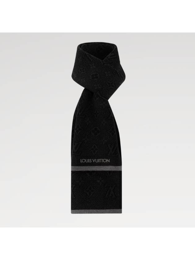 My Monogram Eclipse Scarf Black - LOUIS VUITTON - BALAAN 2