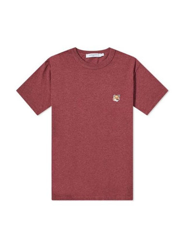 Fox Head Patch Classic Short Sleeve T-Shirt Red - MAISON KITSUNE - BALAAN 1