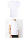 Monochrome Fox Head Patch Short Sleeve T-Shirt White - MAISON KITSUNE - BALAAN 5