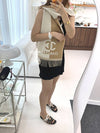 CC logo lettering wool muffler beige AAA255 - CHANEL - BALAAN 4