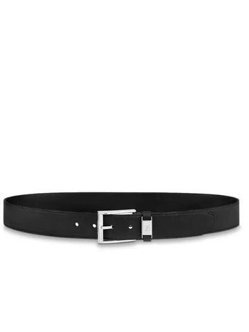 LV City Pin 35MM Leather Belt Black - LOUIS VUITTON - BALAAN 1