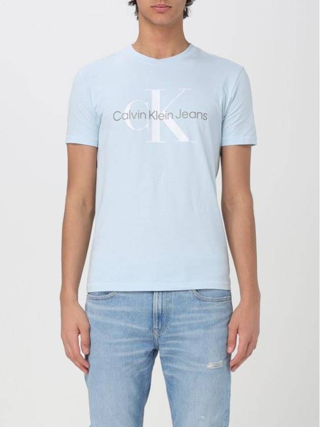 Short Sleeve T-Shirt J30J320806 CYR Blue - CALVIN KLEIN - BALAAN 1