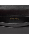 Matelasse Nappa Leather Half Wallet Black - MIU MIU - BALAAN 6