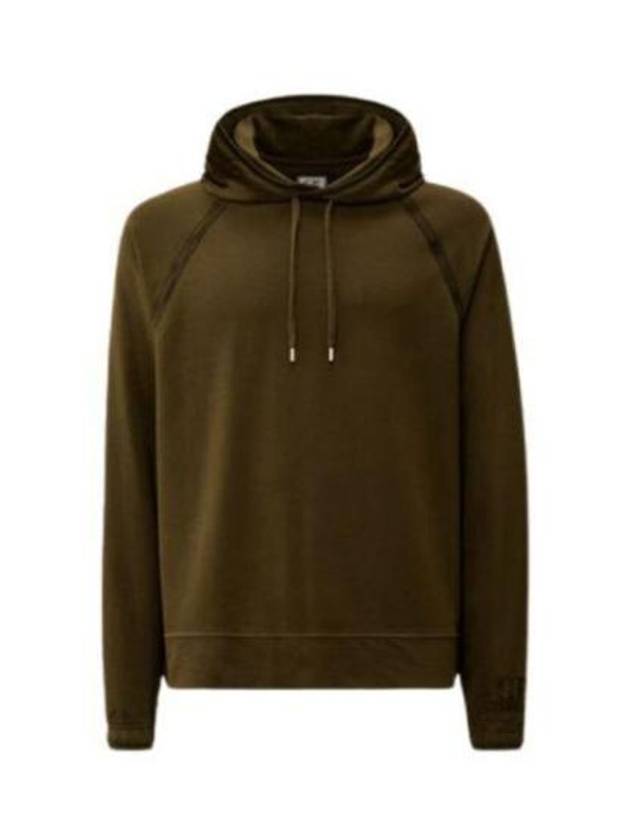 Light Fleece Logo Hoodie Green - CP COMPANY - BALAAN 2