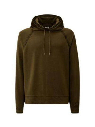 Light Fleece Logo Hoodie Green - CP COMPANY - BALAAN 2