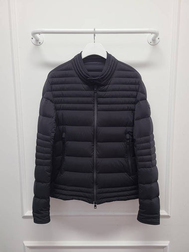 Black Pires Waffen Logo Biker Padded Jumper 3 - MONCLER - BALAAN 1