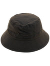 Wax Logo Bucket Hat Olive - BARBOUR - BALAAN 5