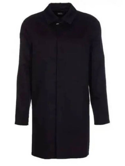 Ville Cotton Gavardin Single Coat Navy - A.P.C. - BALAAN 2