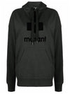 Mansel Logo Hoodie Black - ISABEL MARANT ETOILE - BALAAN 1