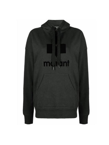 Mansel Logo Hoodie Black - ISABEL MARANT ETOILE - BALAAN 1