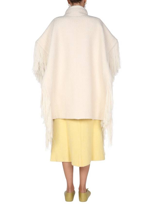 Women's Jacquard Cape - JIL SANDER - BALAAN 5