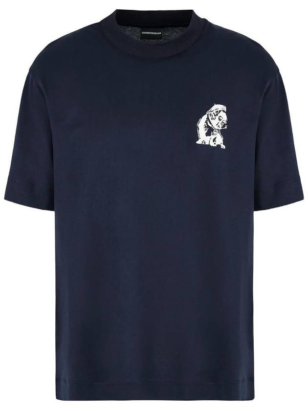 Emporio Armani T-Shirts And Polos Blue - EMPORIO ARMANI - BALAAN 1