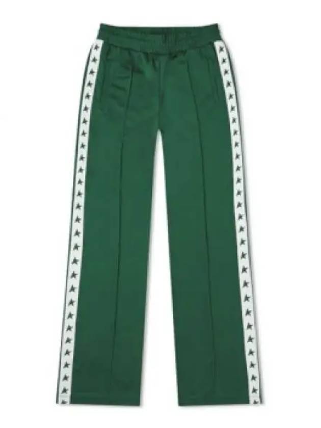 Side Star Logo Track Pants Green - GOLDEN GOOSE - BALAAN 2