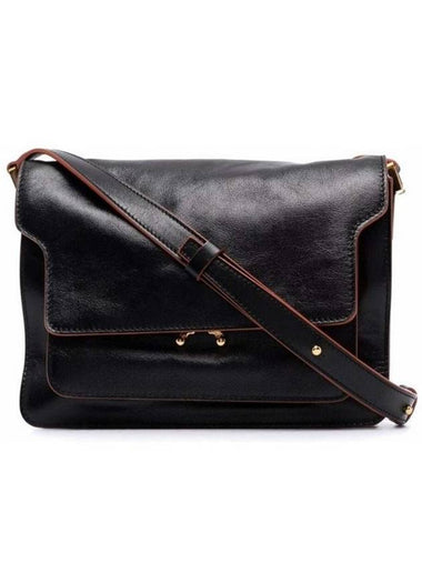 Trunk Soft Medium Cross Bag Black - MARNI - BALAAN 1