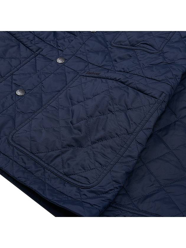 Kenning Quilting  Logo Patch Jacket Navy - BARBOUR - BALAAN 10