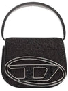 1DR XS Glitter Fabric Shoulder Bag Black - DIESEL - BALAAN 2