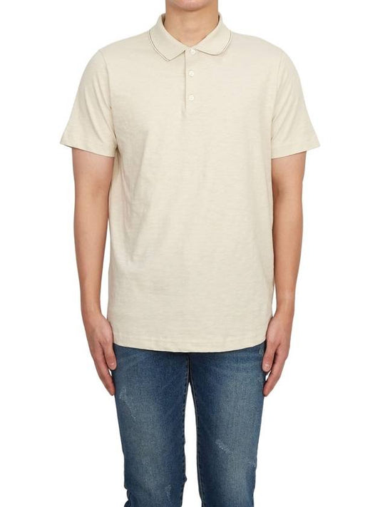 Men s Collar Short Sleeve T Shirt N0294501 E0S - THEORY - BALAAN 1