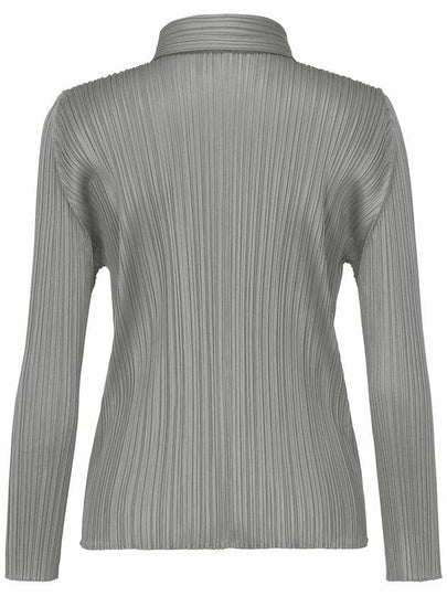 Pleated please basic long sleeve shirt - ISSEY MIYAKE - BALAAN 2