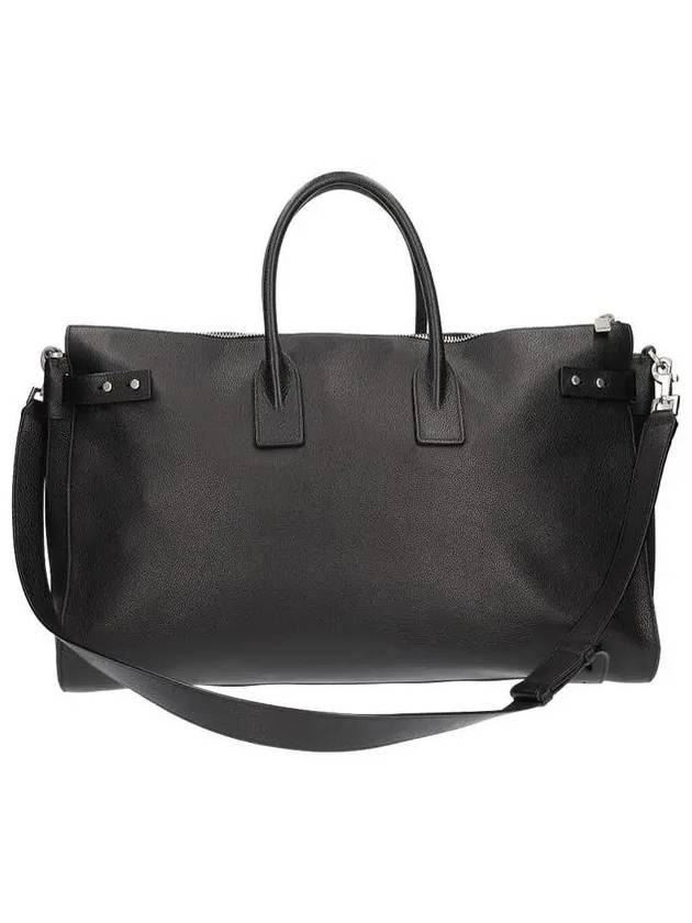 Sac De Jour Supple Duffel Bag Black - SAINT LAURENT - BALAAN 4