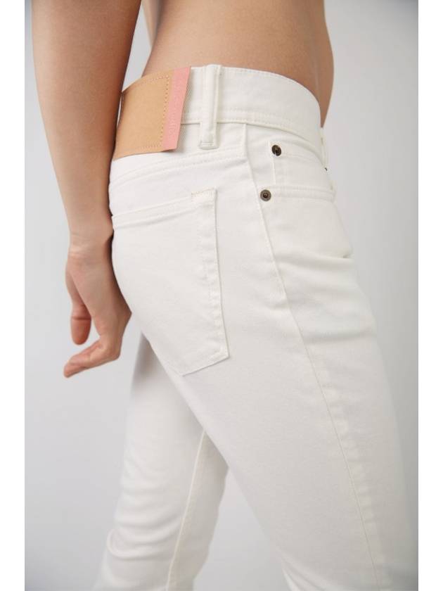 Straight Denim Jeans White - ACNE STUDIOS - BALAAN 6