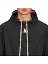 Carles Hooded Jacket Black - MONCLER - BALAAN 7