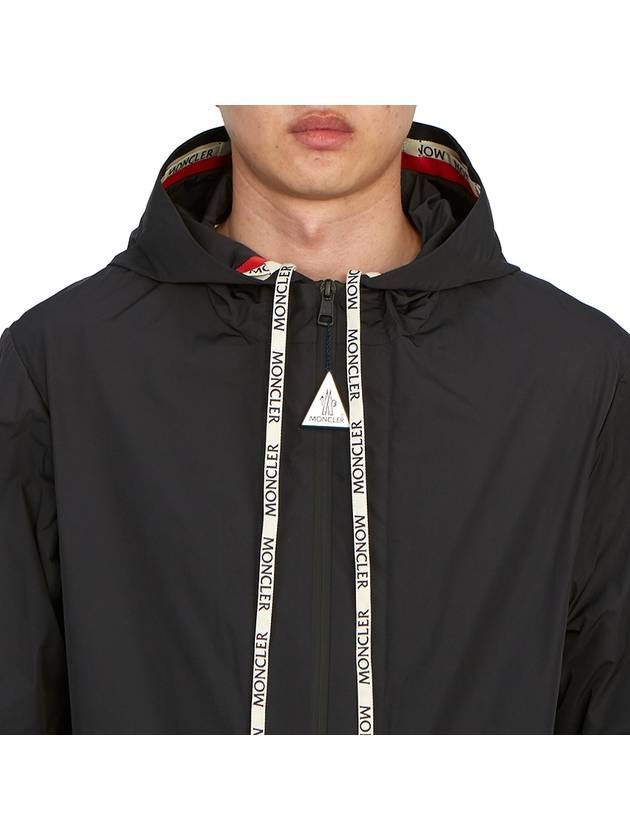 Carles Hooded Jacket Black - MONCLER - BALAAN 7