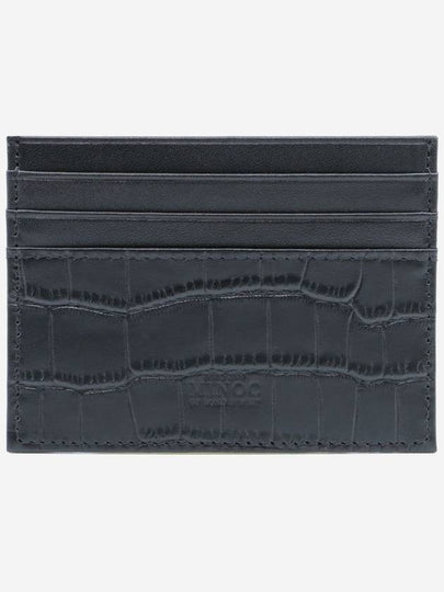 Zenith Crocodile Leather Card Wallet Black - MINOC - BALAAN 2