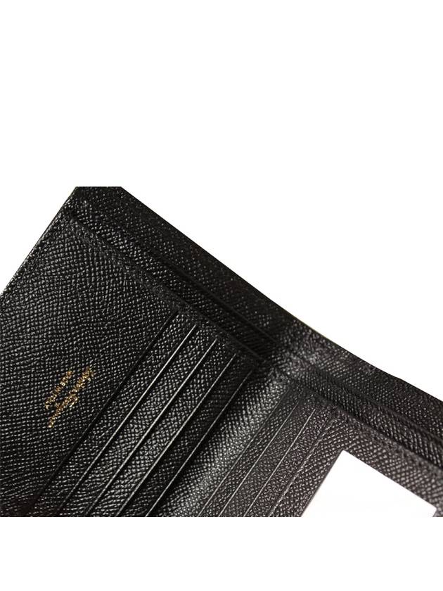 Women's Vara Ribbon Half Wallet Black - SALVATORE FERRAGAMO - BALAAN 8