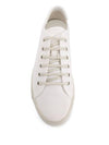 Malibu Logo Canvas Low Top Sneakers White - SAINT LAURENT - BALAAN 5