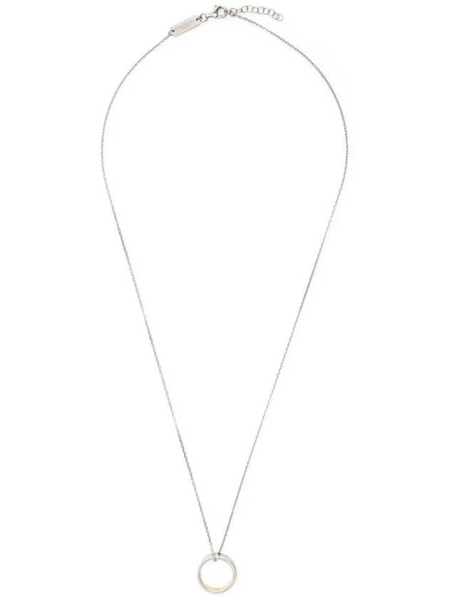 Ring Pendant Necklace Silver - MAISON MARGIELA - BALAAN 5