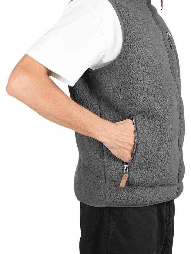 Men's Retro Pile Vest Grey - PATAGONIA - BALAAN 5