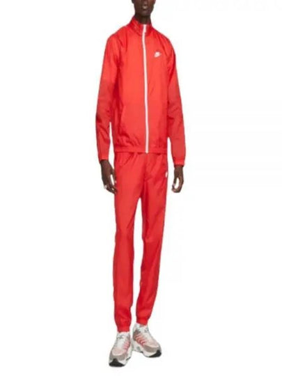 Club Lined Woven Tracksuit Red - NIKE - BALAAN 2