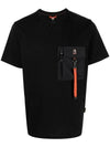 Men's Mojave Cotton Jersey Short Sleeve T-Shirt Black - PARAJUMPERS - BALAAN 1