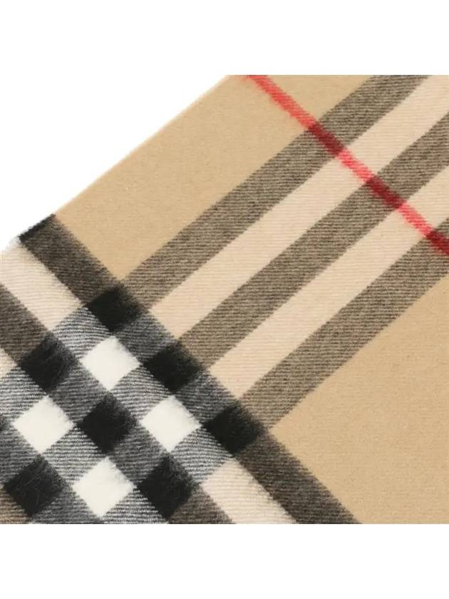 Vintage Check Cashmere Muffler Beige - BURBERRY - BALAAN 6