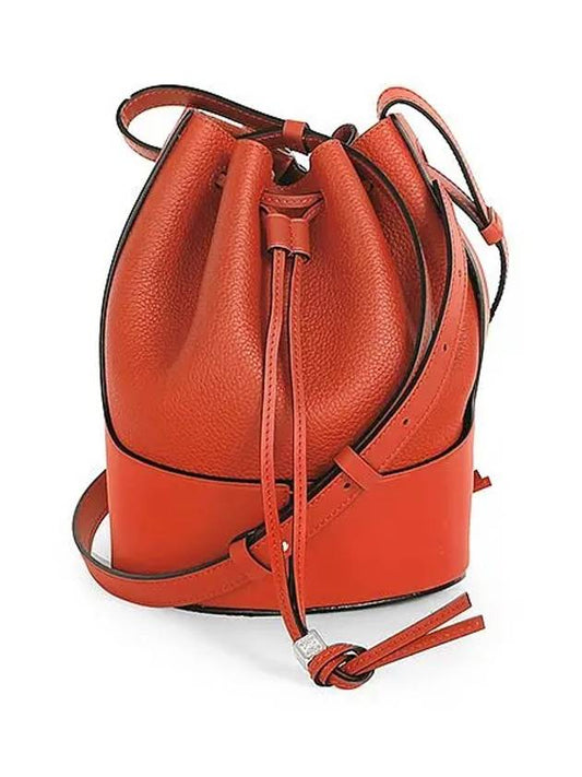 Balloon Leather Bucket Bag Orange - LOEWE - BALAAN 2