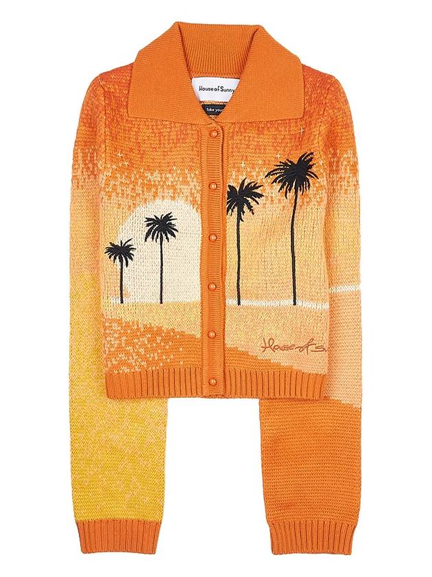 Women's Golden Hour Tripper Cardigan Orange - HOUSE OF SUNNY - BALAAN 9