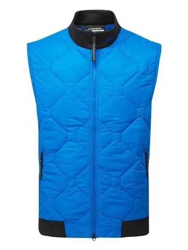 Golf Quilt Hybrid Dermal Wind Vest Blue - J.LINDEBERG - BALAAN 1