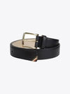 Men's Three Stripes Enamel Classic Belt - THOM BROWNE - BALAAN.