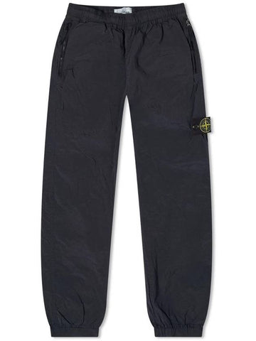 Econyl Regenerated Nylon Baggy Pants Charcoal - STONE ISLAND - BALAAN 1