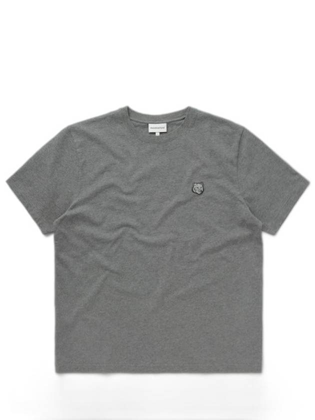 Bold Fox Head Patch Comfort Short Sleeve T-Shirt Grey - MAISON KITSUNE - BALAAN 2