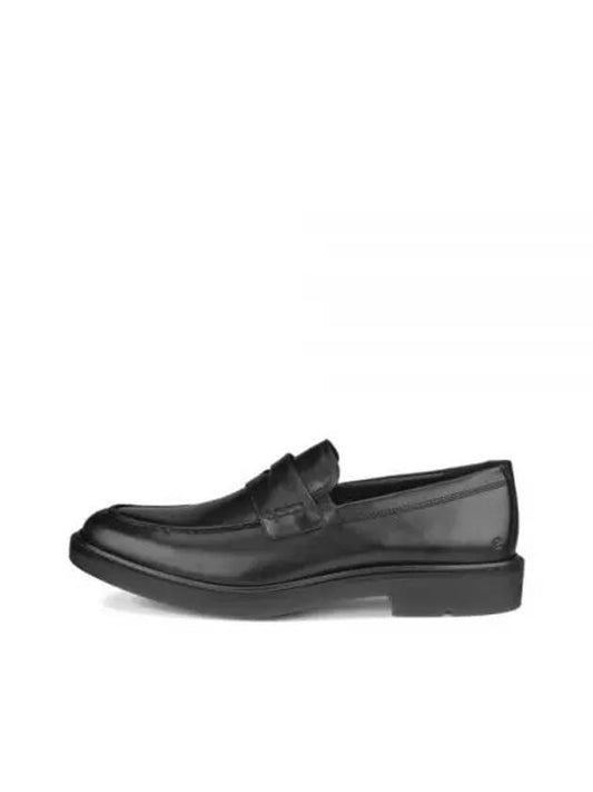 Metropole London Leather Loafers Black - ECCO - BALAAN 1