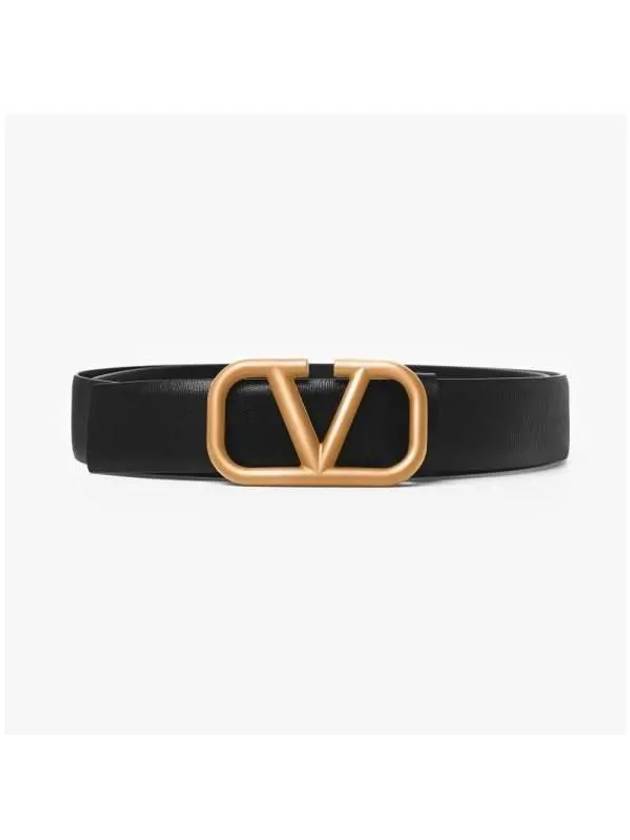 Valentino 5Y2T0Q90 ECU 0NO T0Q90 Garavani V logo gold belt - RED VALENTINO - BALAAN 2